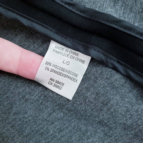 *Last Chance* Theory Sheena Lightweight Belted Jacket Large Collar Coat Black - Picture 9 of 10